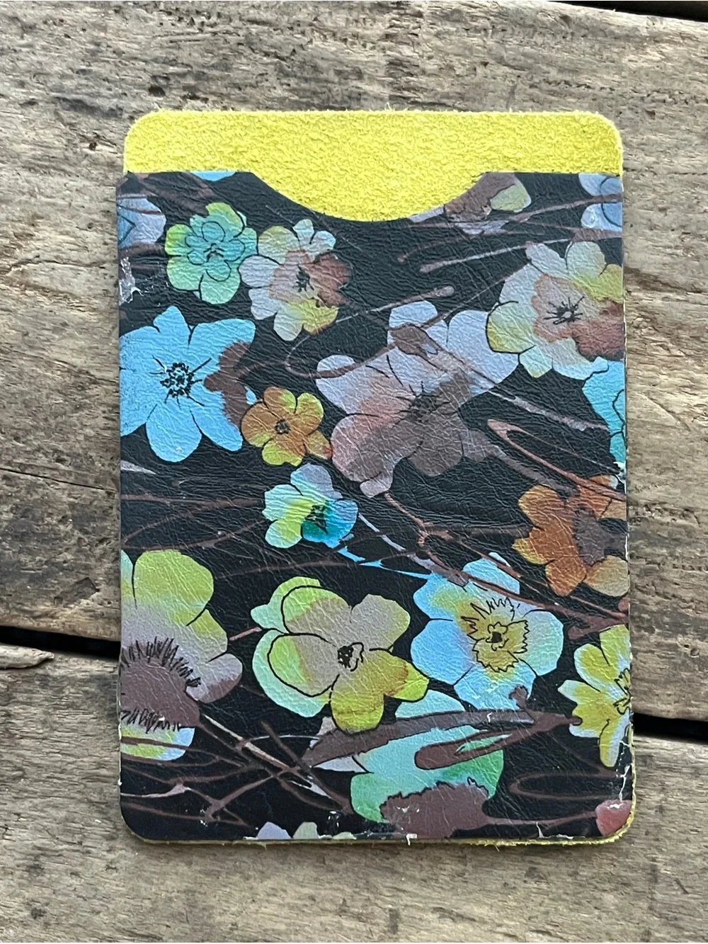 Handmade Leather Card Sleeve Lot of Four